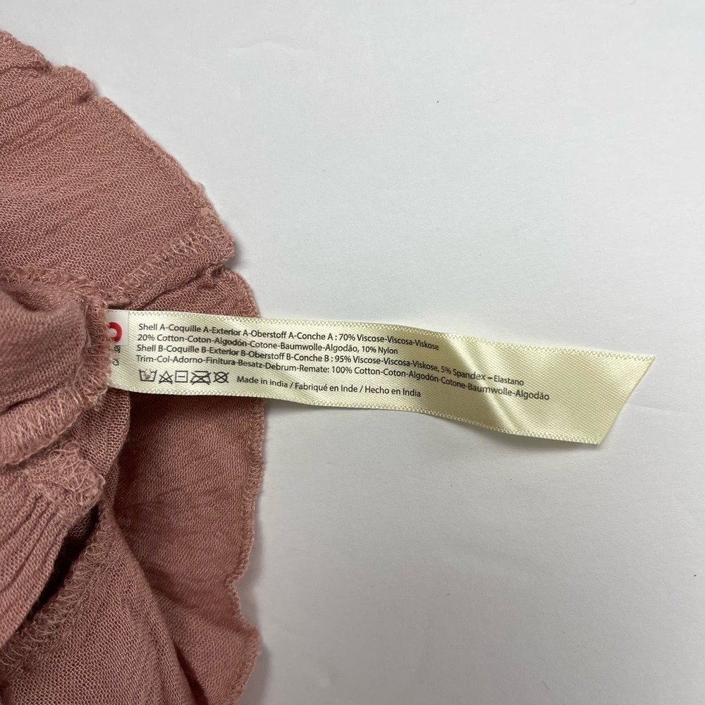 SOLD NWT Free People Adella Mini Slip Dress Tiered Lace Ruffled Rose Boho Small - Picture 9 of 10